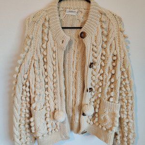 Popcorn Knit Doên Cardigan